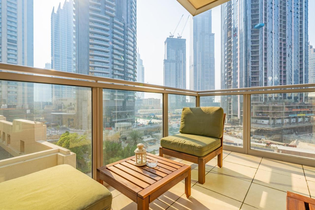 Stylish Apartment With Partial Burj Khalifa View Dubaï Extérieur photo